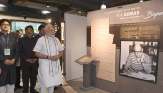 P M, Narendra Modi at the inauguration of the National Museum of Indian Cinema, in Mumbai on January 19, 2019
