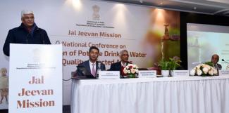 Union Minister for Jal Shakti, Gajendra Singh Shekhawat addressing at the National Conference on “Provision of Potable Drinking Water in Quality-Affected Areas”, organised by the Department of Drinking Water and Sanitation, Ministry of Jal Shakti, in New Delhi on February 07, 2020
