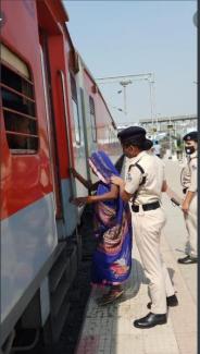 Photo from twitter account of Railway Minister Piyush Goyal