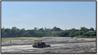 (Fly Ash filling at old Abandoned Quarry of Manikpur OC, Korba Area)